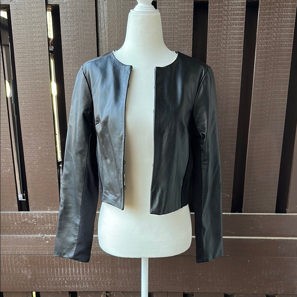 Women's Black Leather Jacket